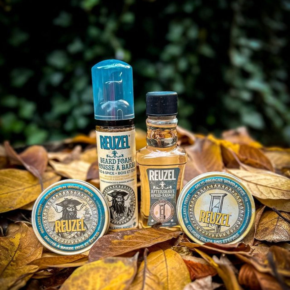 Revitalisant en mousse pour la barbe sans rinçage "Beard Foam" - Bois et épices (70ml/2.36oz)