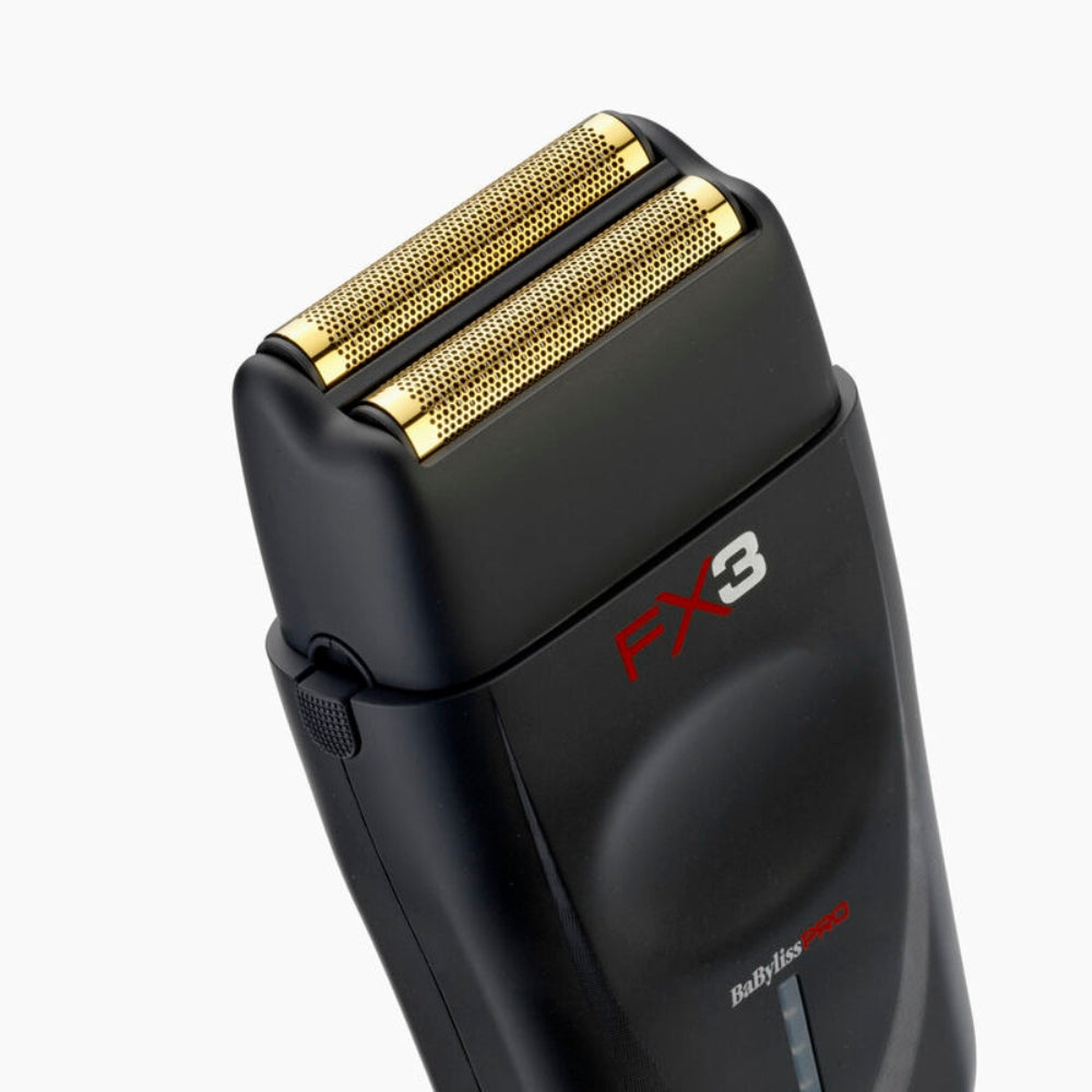 BaByliss PRO - Rasoir sans fil à double lames haute vitesse "FXX3SB" avec moteur Ferrari de 3e génération - Noir