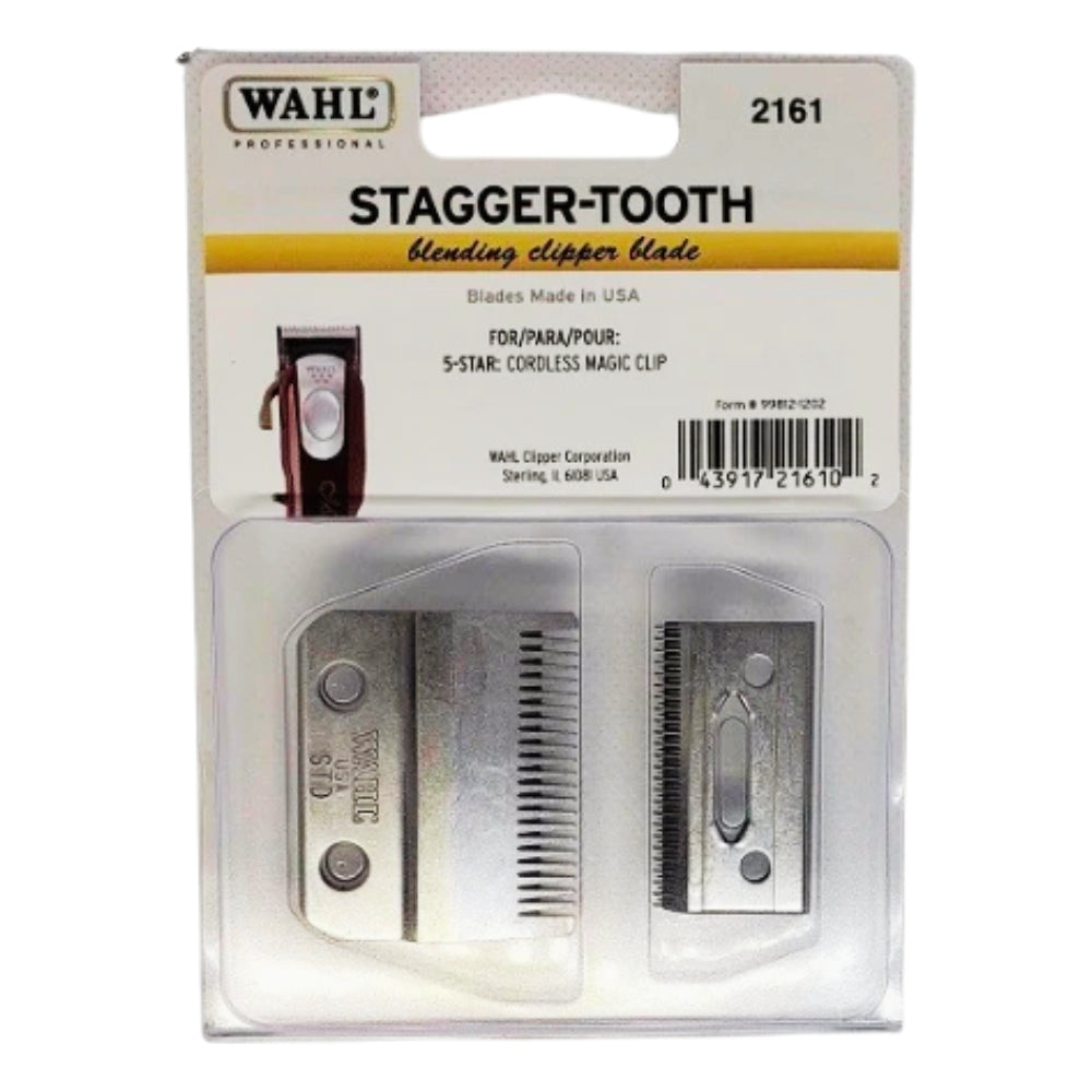 Lame de remplacement "Stagger-Tooth" argent #02161 - Pour modèle 5 Star Magic Clip #8148