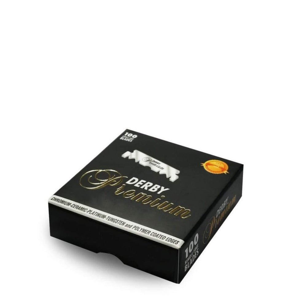 Derby Premium Single Edge Blades for Barber Razors (100 Blades)