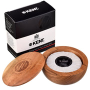 KENT. - Savon de rasage dans un bol en bois  (120g/4,23oz) - SB6