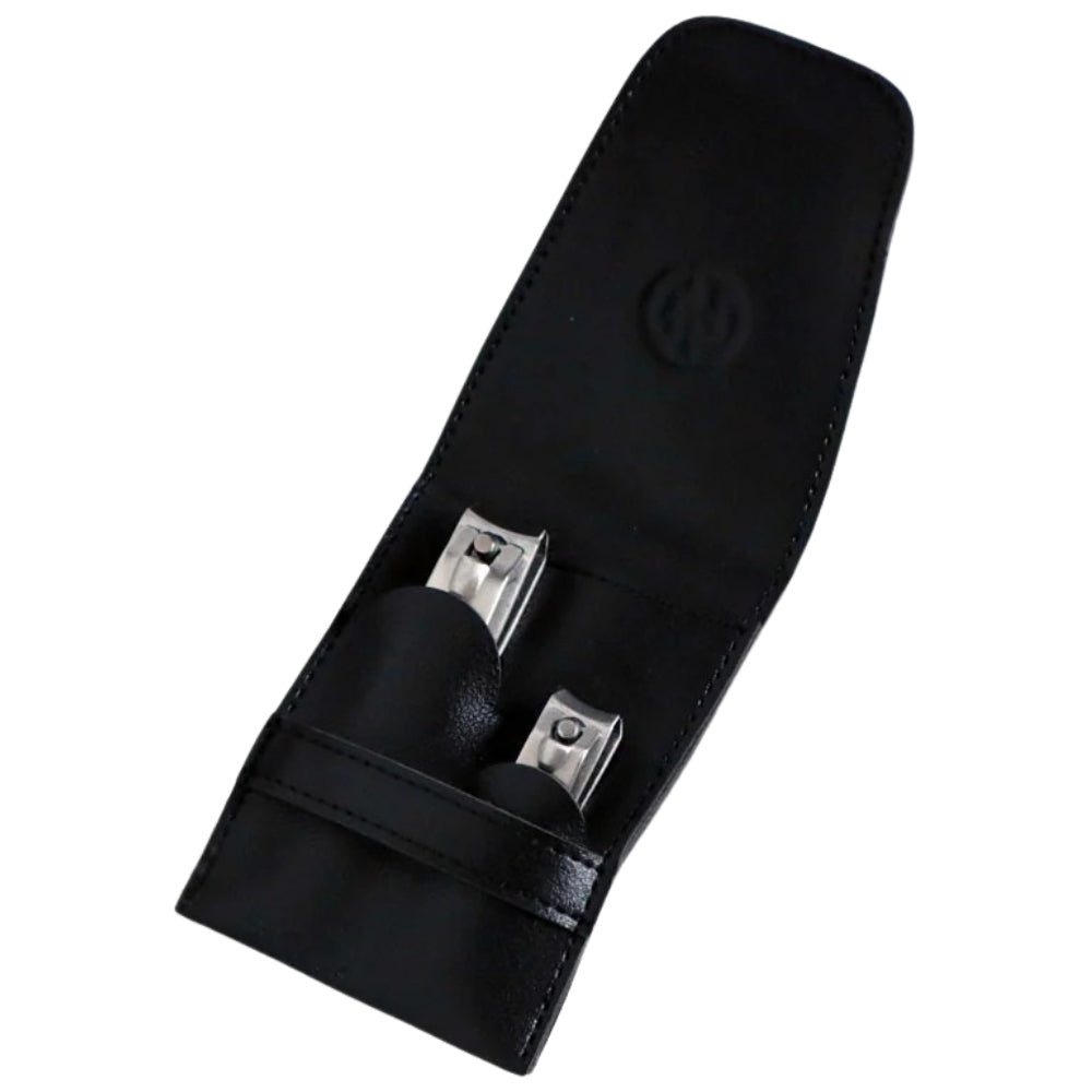 Ensemble de deux coupe‑ongles en acier inoxydable