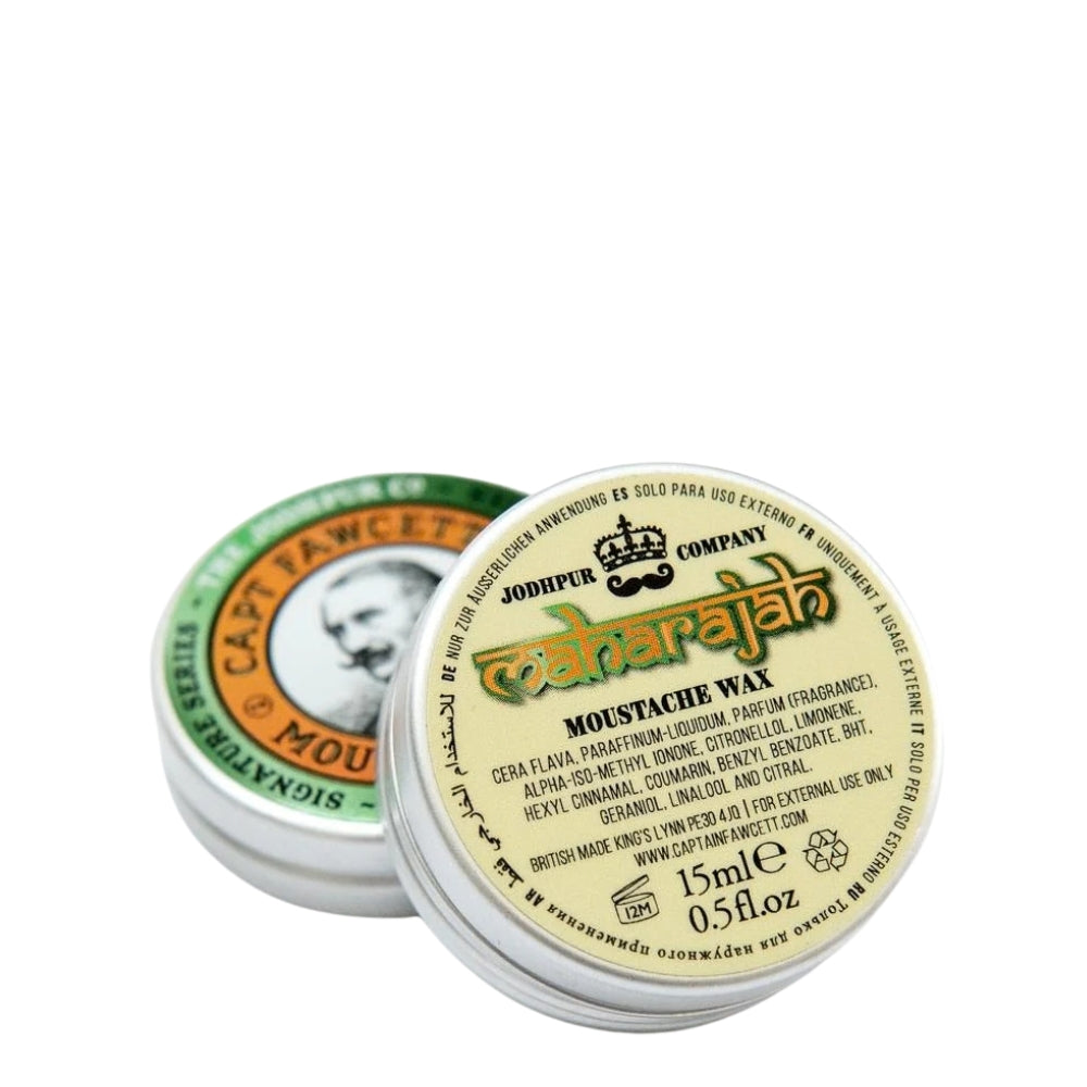 Cire à moustache Maharajah par The Jodhpur Co. (15ml/0.5oz)