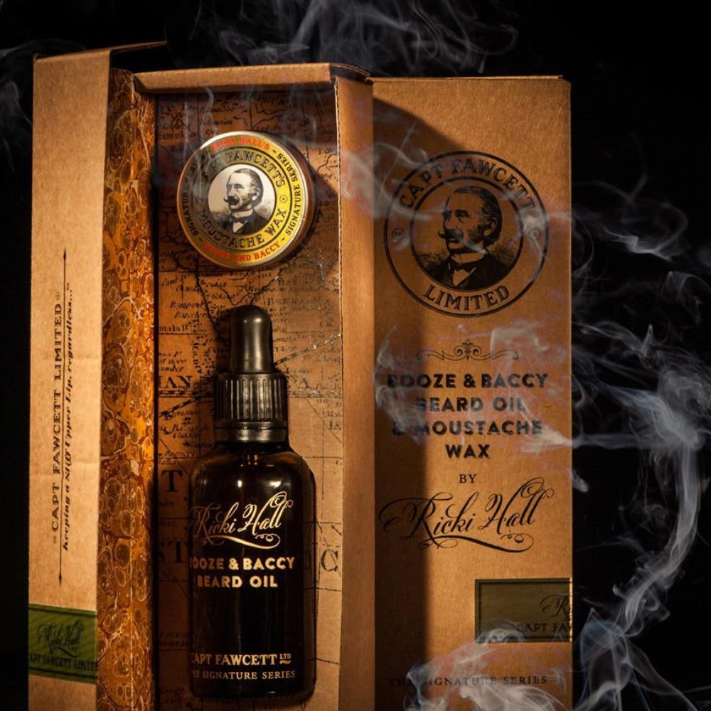 Cire à moustache Ricki Hall's Booze & Baccy (15ml/0.5oz)