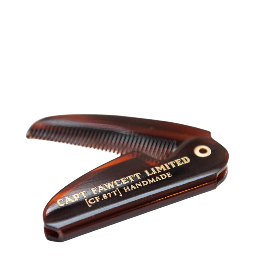 Peigne à moustache de poche pliable CF.87T (117mm/4.6")