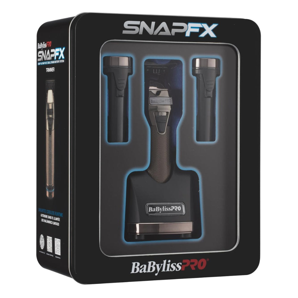 Tondeuse de finition sans fil SnapFX avec système de double batterie au lithium Snap FX797- Noir