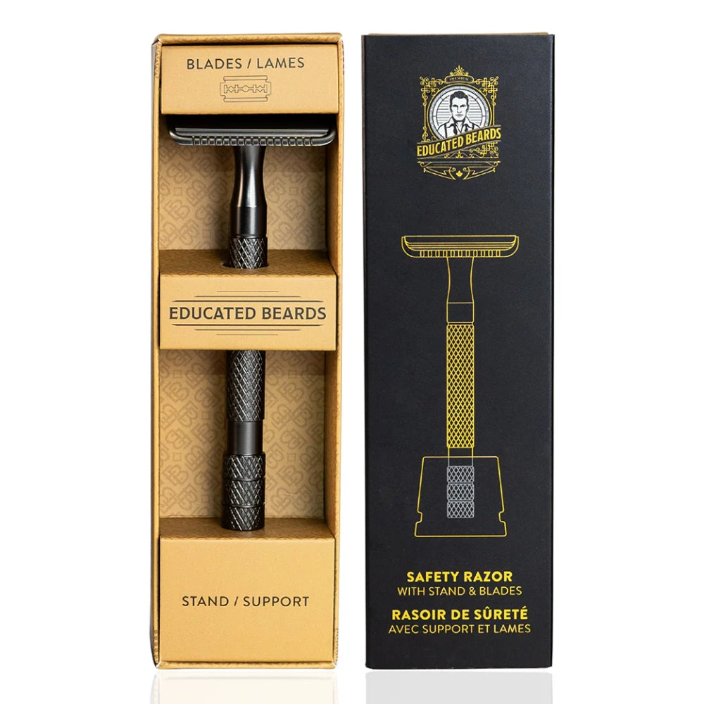 Rasoir de sûreté avec support et 10 lames