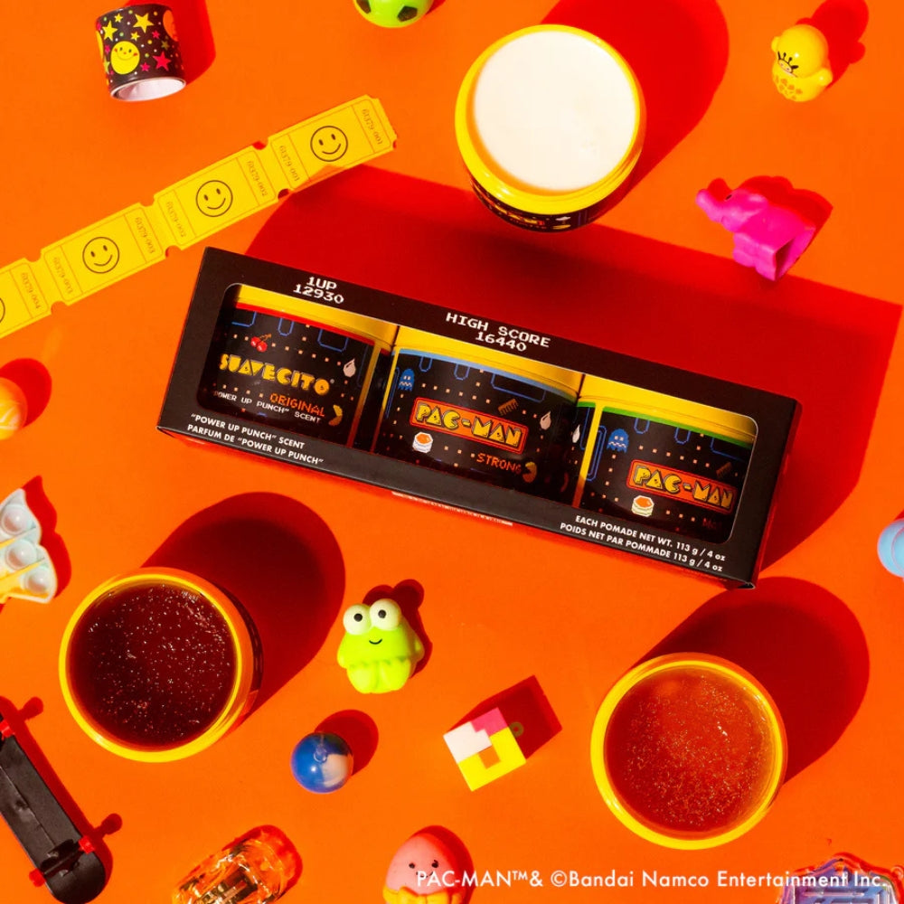 X Pac-Man - Pommade "Firm Strong Hold" Édition Power Up Punch - Tenue extra forte brillance moyenne (113ml/4.0oz)