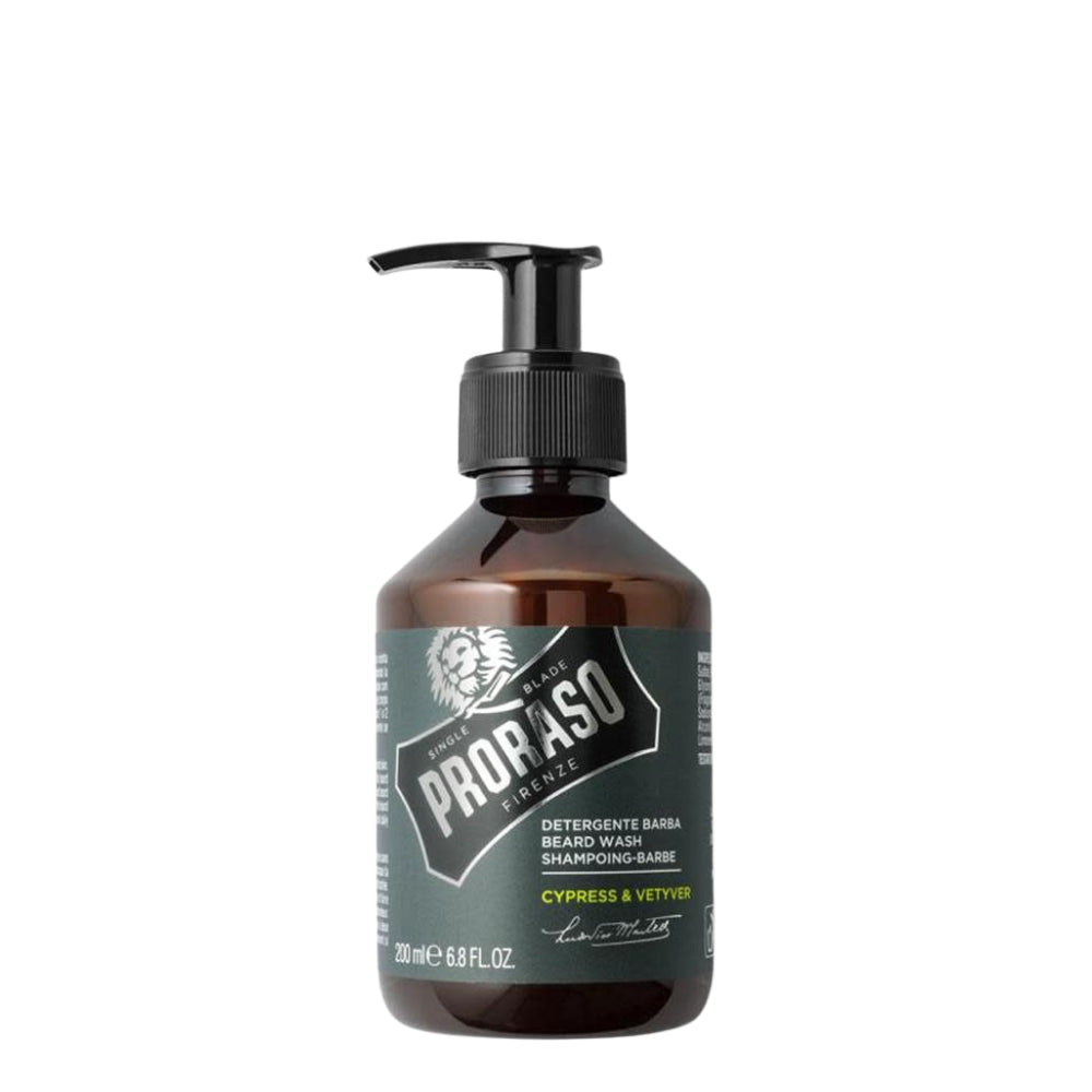 Proraso - Shampooing pour la barbe Cyprès & Vetiver (200ml/6.8oz)