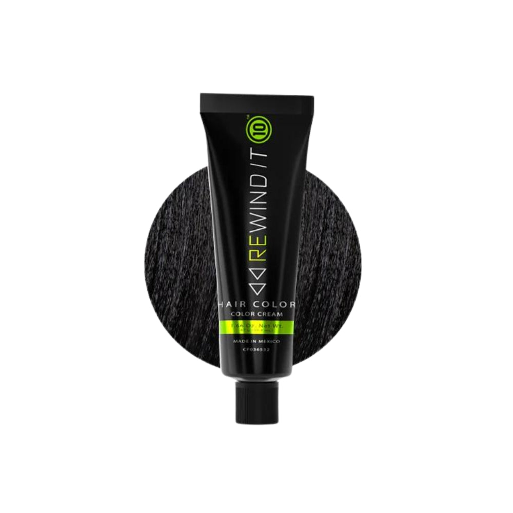 Coloration solution couleurs pour les cheveux - Noir