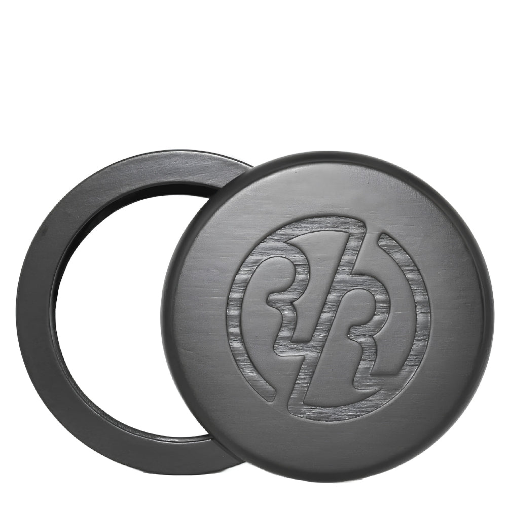 Savon à raser dans un bol en bois noir - Barbershop Scent (113g/4.0oz)