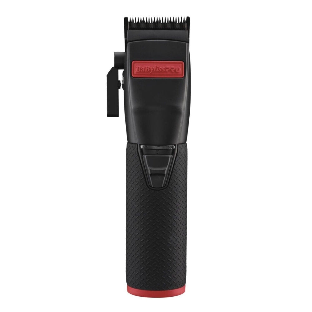 Tondeuse métallique sans fil avec pile lithium-ion "FX870RI Boost+" Édition Influenceur "Los Cut It" - Noir et Rouge