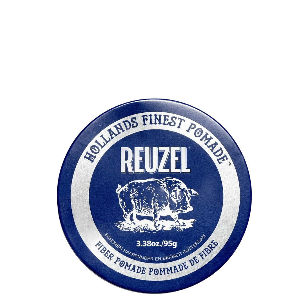 Fiber Pomade - Firm & Flexible Hold Natural Shine (Navy)