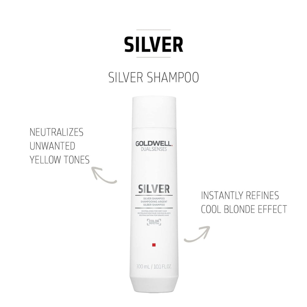 Shampoing argent "Dualsenses Silver" - Pour les cheveux blancs (300ml/10.14oz)