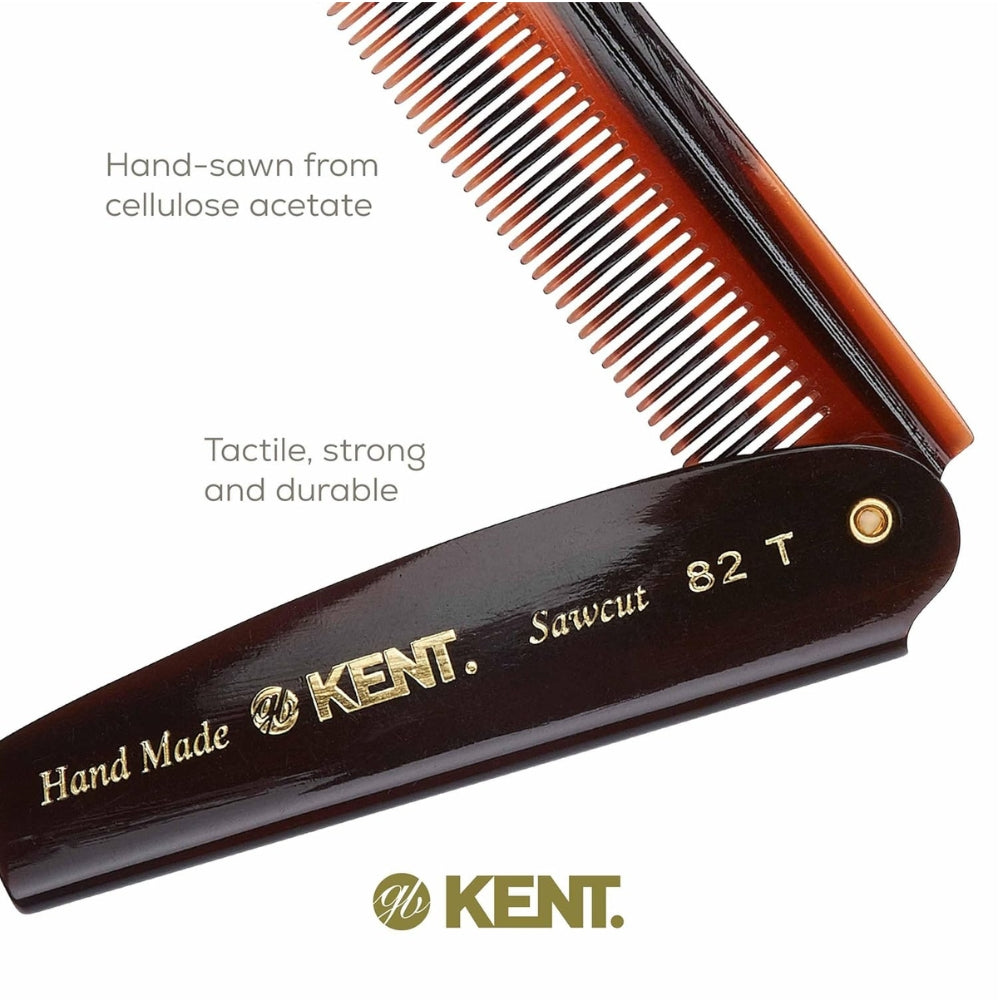 82T Folding Comb,fine (90mm/3.5")