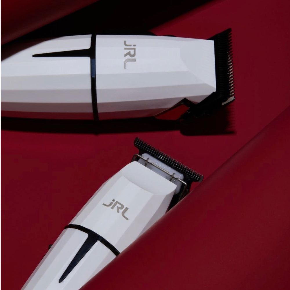 JRL Professional - Trio Tondeuse "2020C-B", tondeuse de finition "2020T-B" et le rasoir "SH2301" sans fil avec pile lithium-ion "Ghost Collection #2" - Ghost