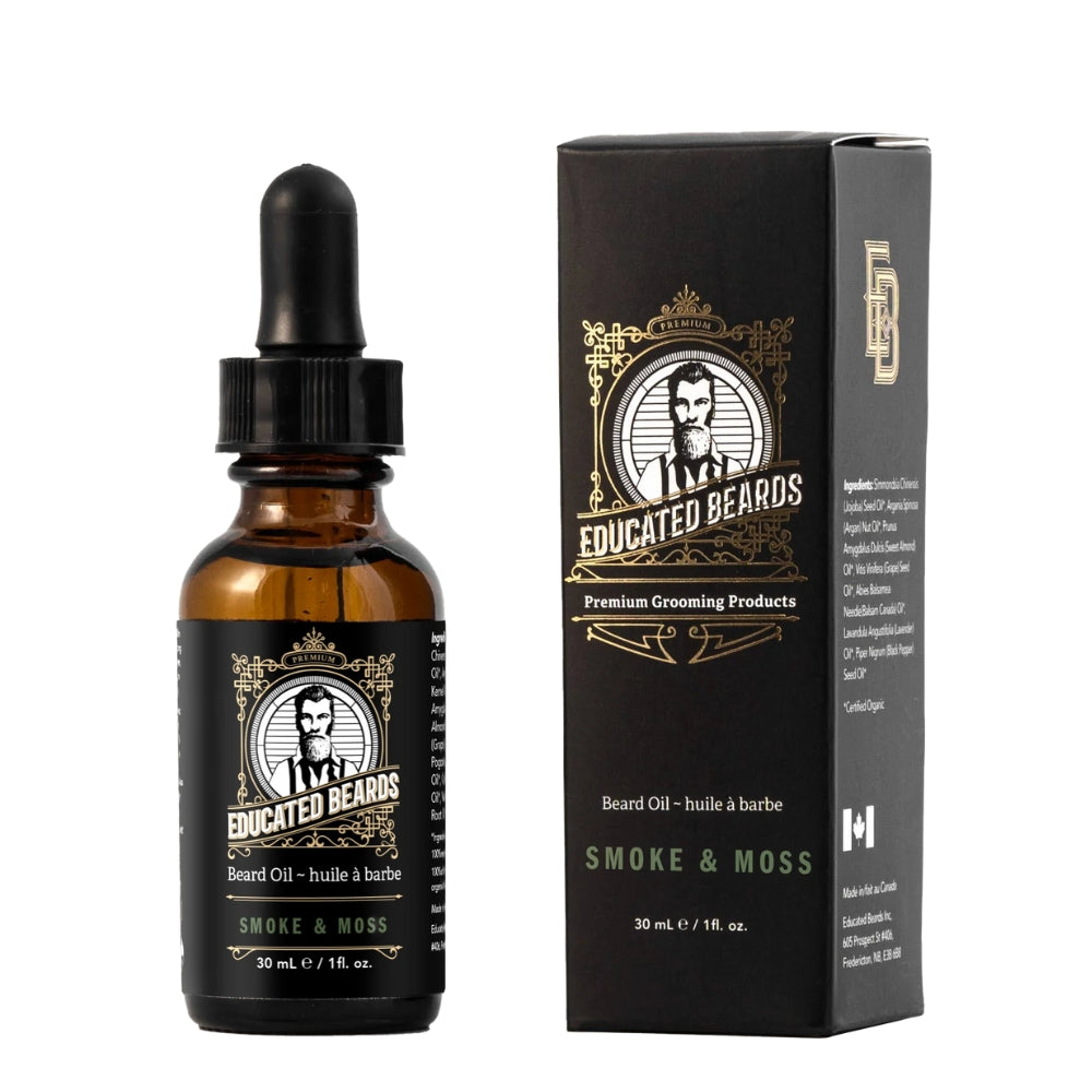 Huile à barbe "Smoke and Moss" (30ml/1.0oz)