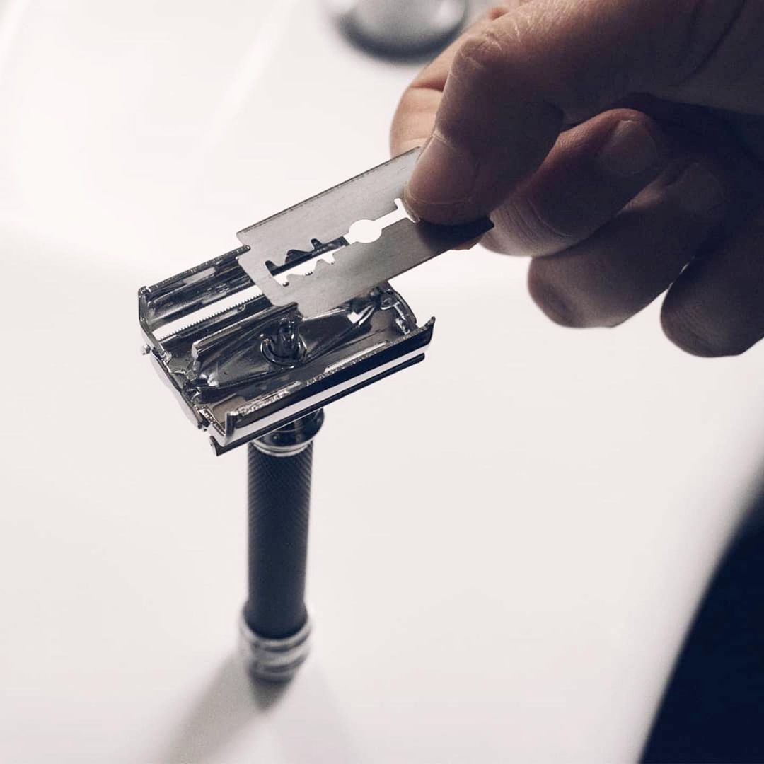 Lames à double tranchant en acier inoxydable "Premium Platinum" (5 Lames par paquet)