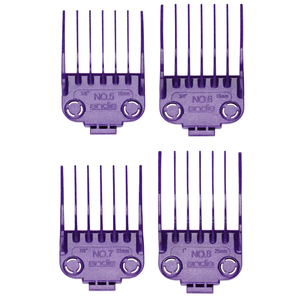 Guide de coupe "Master Magnetic Comb Set" Jeu de 4 peignes magnétiques #01415 - Large