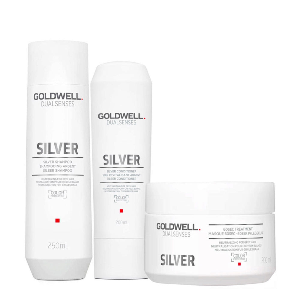 Shampoing argent "Dualsenses Silver" - Pour les cheveux blancs (300ml/10.14oz)