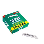 Demi-lames "Derby Professional Single Edge Blades" pour rasoir de barbier (100 Lames)