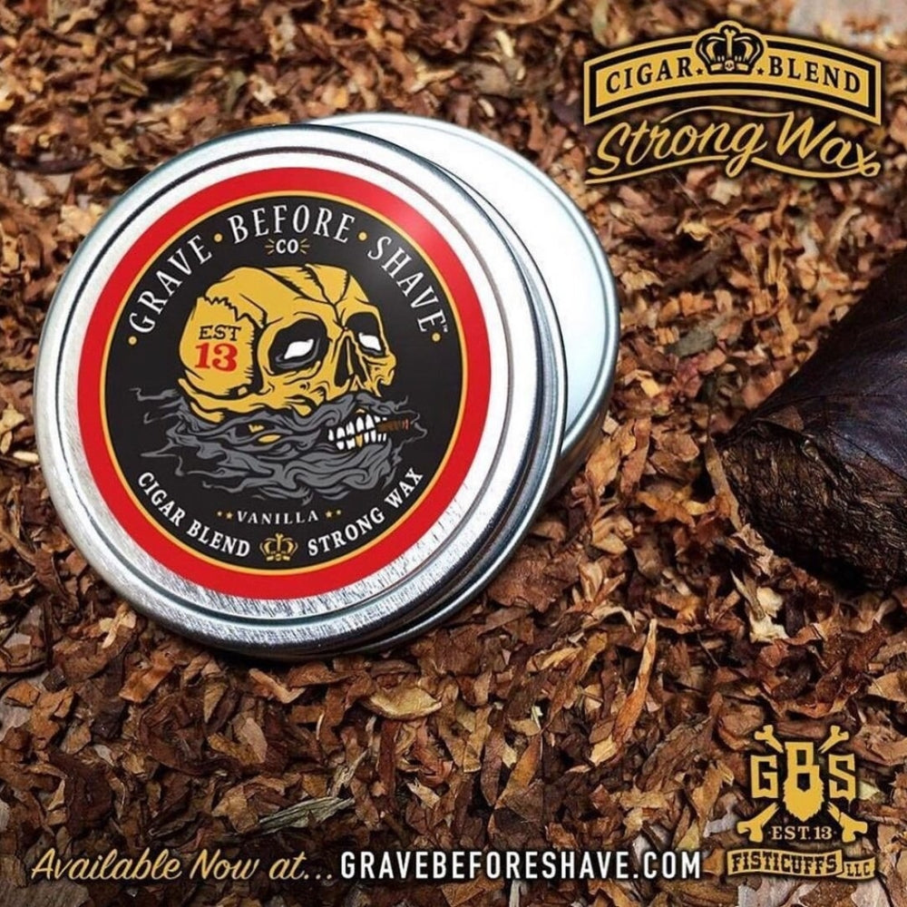 Cire à moustache "G.B.S Cigar Blend" - Tenue forte (30ml/1.0oz)