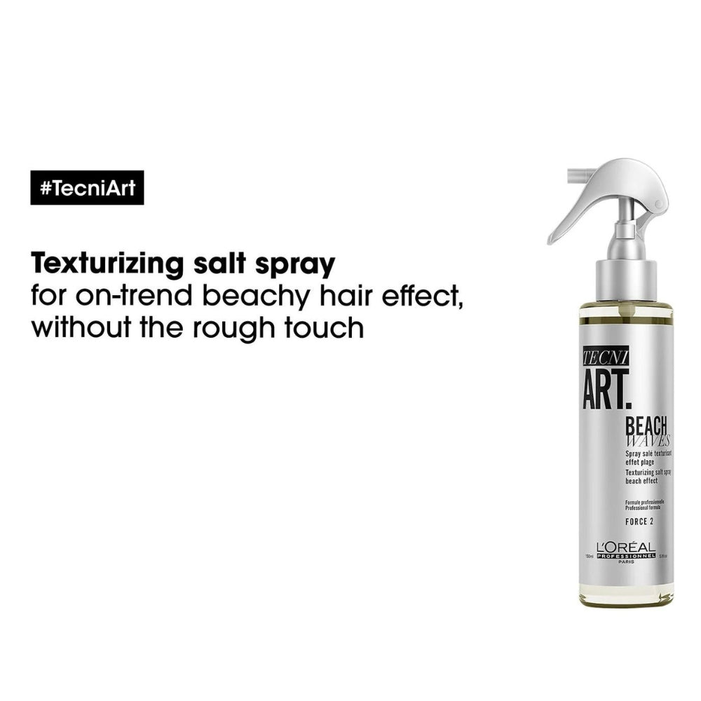 Spray salé texturisant effet plage "Tecni.Art Beach Waves" - Pour tous types de cheveux  (150ml/5.1oz)