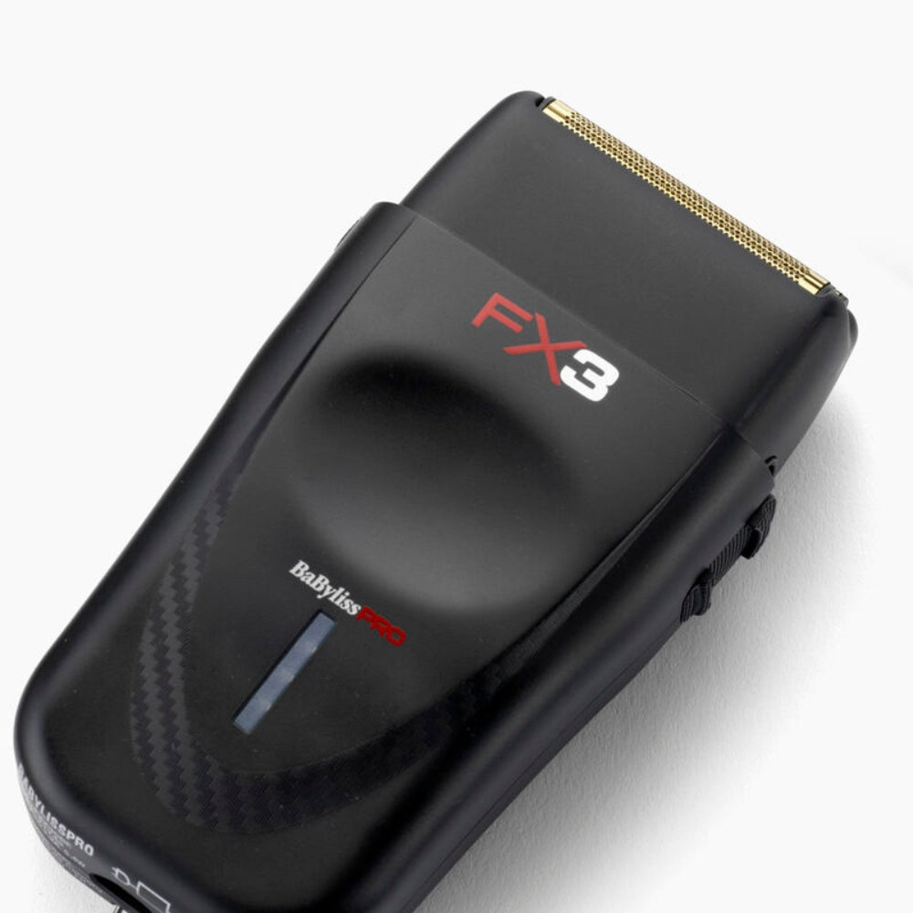 BaByliss PRO - Rasoir sans fil à double lames haute vitesse "FXX3SB" avec moteur Ferrari de 3e génération - Noir