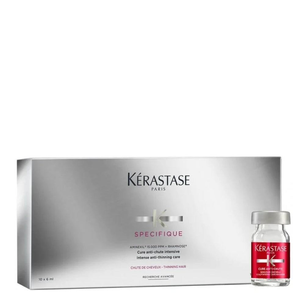 Cure intensive épaississante anti-chute Specifique - Pour cheveux clairsemés ou en perte de densité (10x6ml/0.2oz)