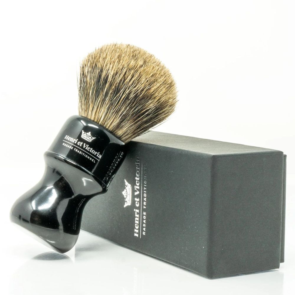 Blaireau "The Crown" pure poils de sanglier - Medium (24mm/0.94")