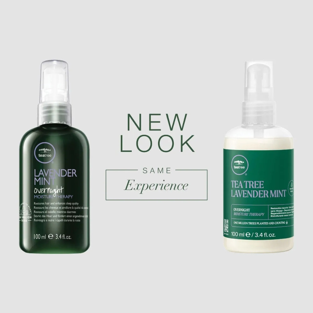 Tea Tree - Soin réparateur de nuit sans rinçage "Lavender Mint Overnight" - Restaure les cheveux et améliore la qualité du sommeil (100ml/3.4oz)