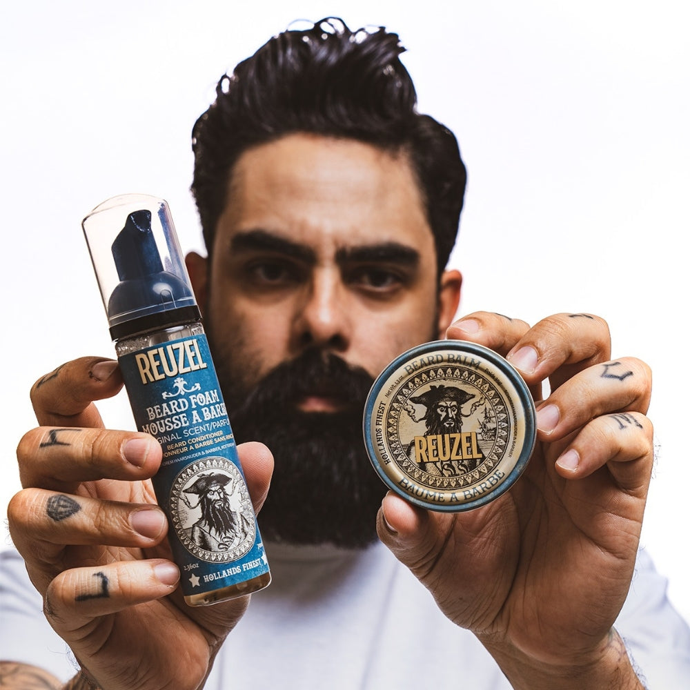Revitalisant en mousse pour la barbe sans rinçage "Beard Foam" - Original (70ml/2.36oz)
