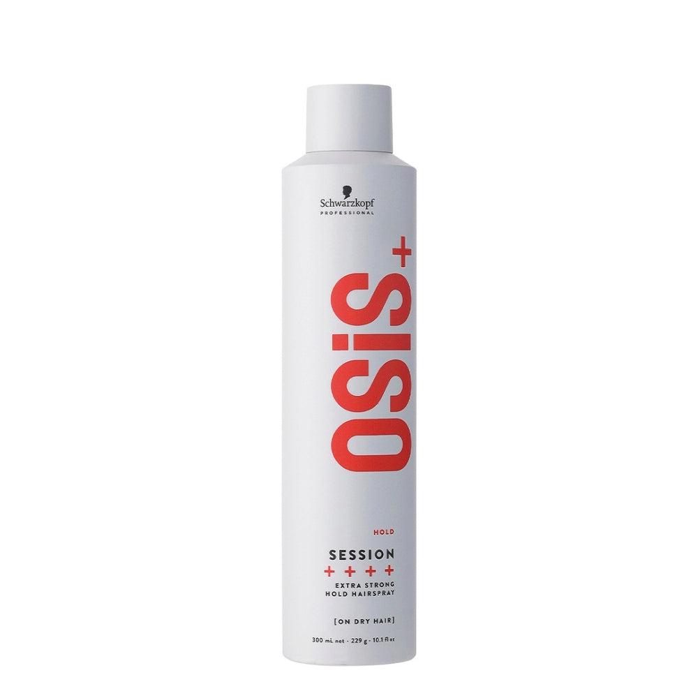 Schwarzkopf Osis+ - Fixatif tenue extra forte "Hold Session" - Écran anti-humidité et protection thermique
