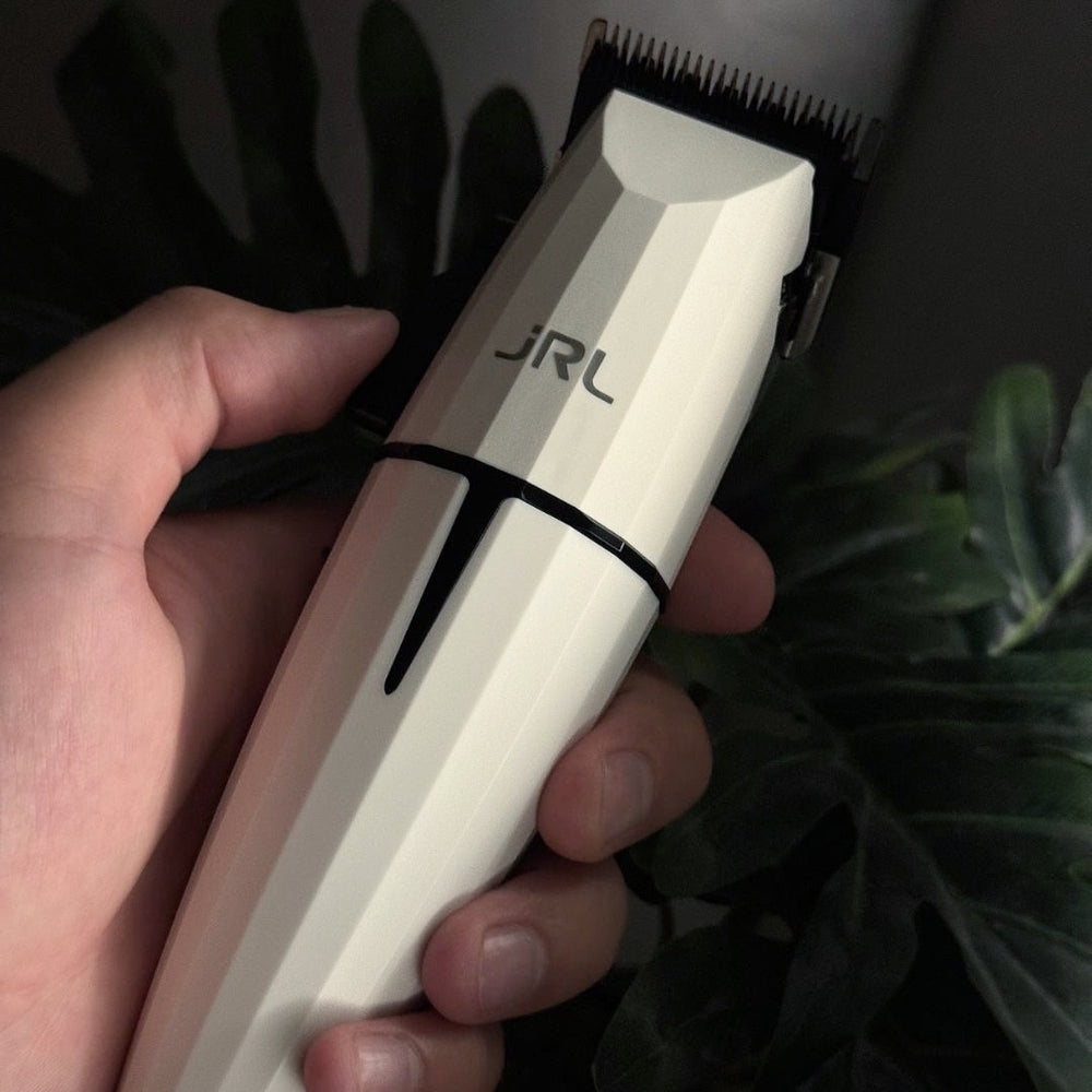 JRL Professional - Duo Tondeuse "2020C-B" et tondeuse de finition "2020T-B" sans fil avec pile lithium-ion "Ghost Collection #1" - Ghost