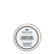 Cire à moustache "Cognac and Cuban Cigars" - Tenue moyenne (14g/0.5oz)