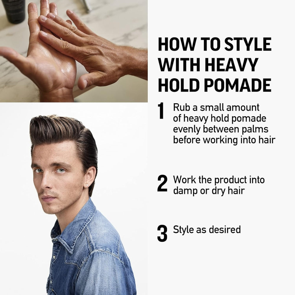 Heavy Hold Pomade - Heavy hold with high shine (85g/3.0oz)