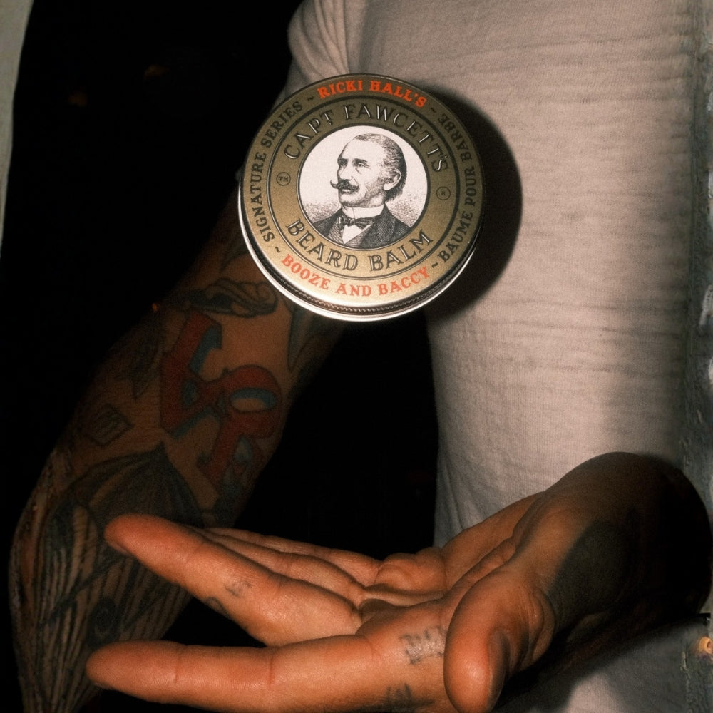 Booze & Baccy Beard Balm by Ricki Hall's (60ml/2.0oz)