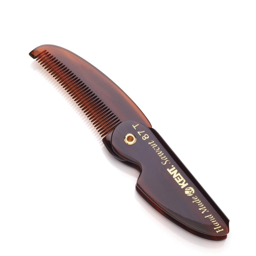 Peigne de poche pliant pour barbe et moustache (117mm/4.6") - 87T