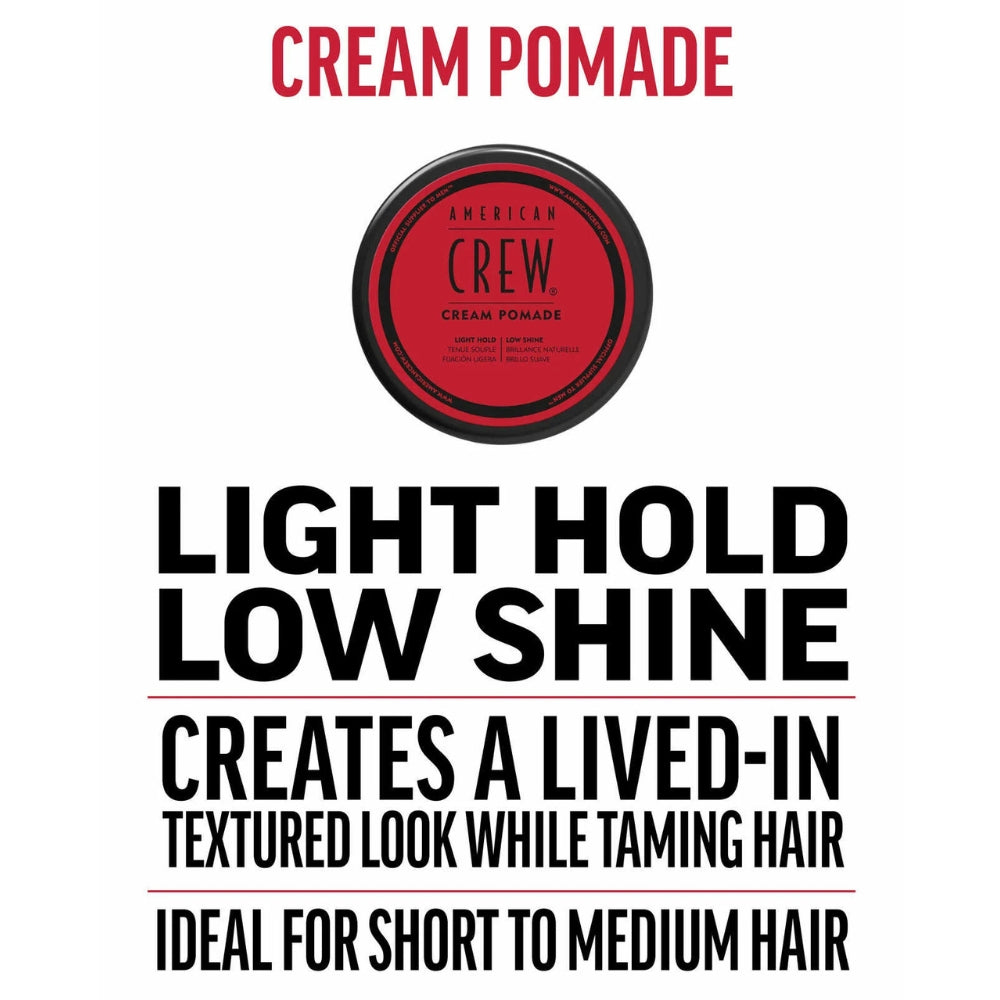 Crème coiffante "Cream Pomade" - Tenue et brillance légère (85g/3.0oz)