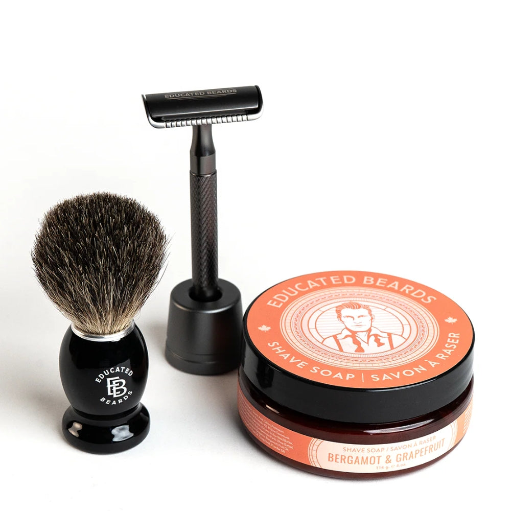 Ensemble de rasage "Bergamot & Grapefruit Shave Kit" - 5 Pièces