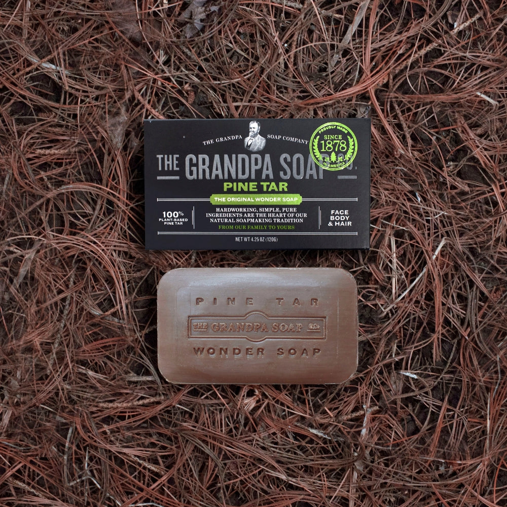 Pine Tar The Original Wonder Soap - Face Body and Hair (120g/4.25oz)