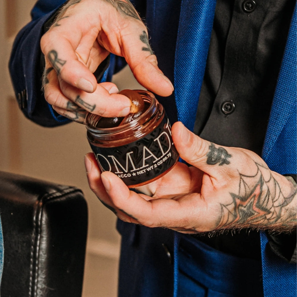 18.21 Man Made - Pommade "Sweet Tobacco Hair Pomade" - Tenue moyenne, brillance élevé (56.7g/2.0oz)