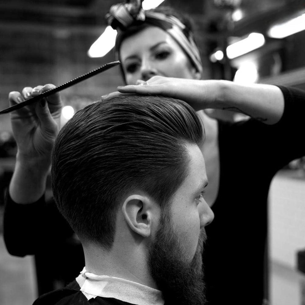 Peigne de coiffure BB9 style barbier - Noir (215mm/8.5")