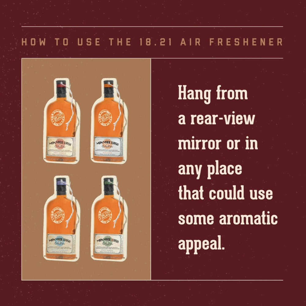 18.21 Man Made - Désodorisant d'auto et d'ambiance "Noble Oud"