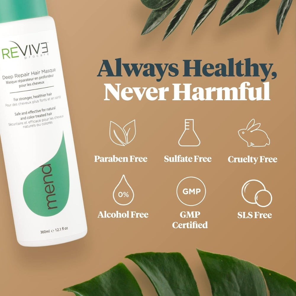Masque réparateur en profondeur "Mend" - Pour des cheveux plus forts et en santé (360ml/12.1oz)