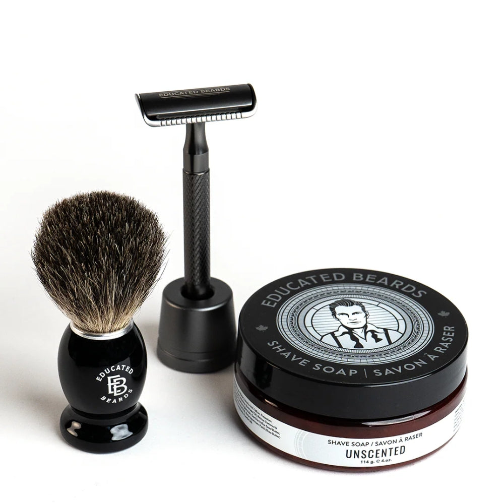 Educated Beards - Savon à raser "Unscented" (114g/4.0oz)