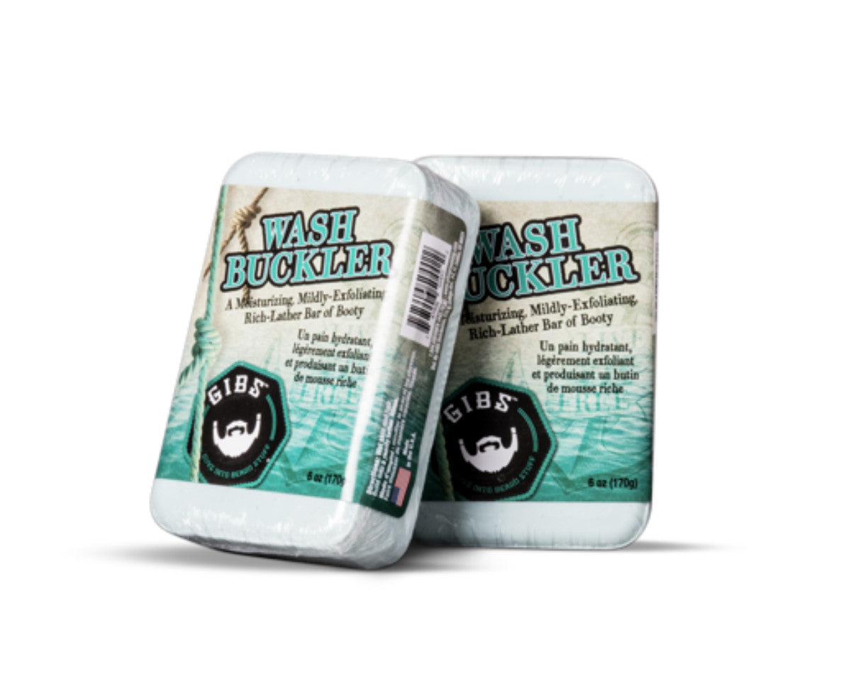 Barre de savon hydratant et exfoliant "Wash Buckler" (170g/6.0oz)