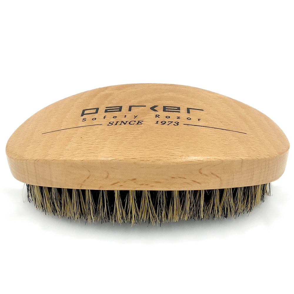 Brosse barbe et cheveux 100% sanglier (12.7cm/5" x 6.9cm/ 2.75")