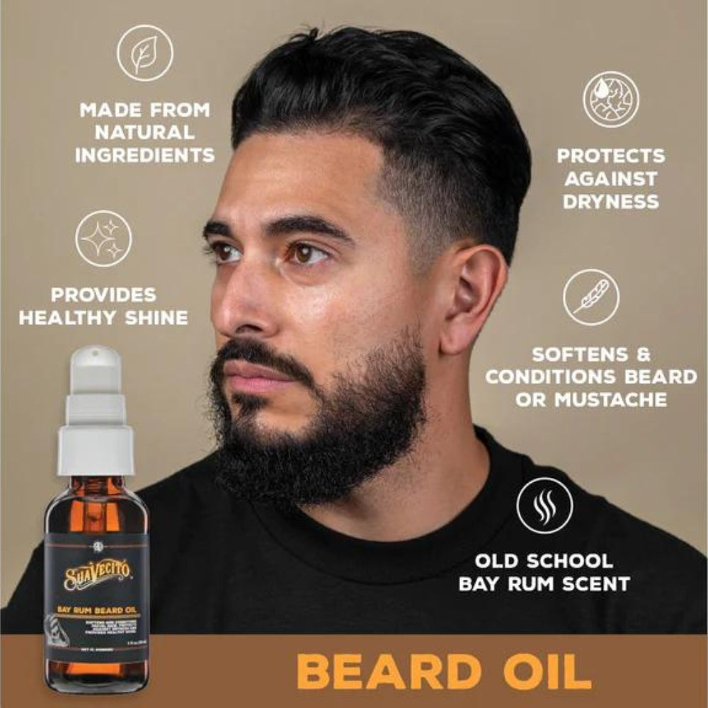Huile à barbe "Bay Rum Beard Oil" (30ml/1.0oz)