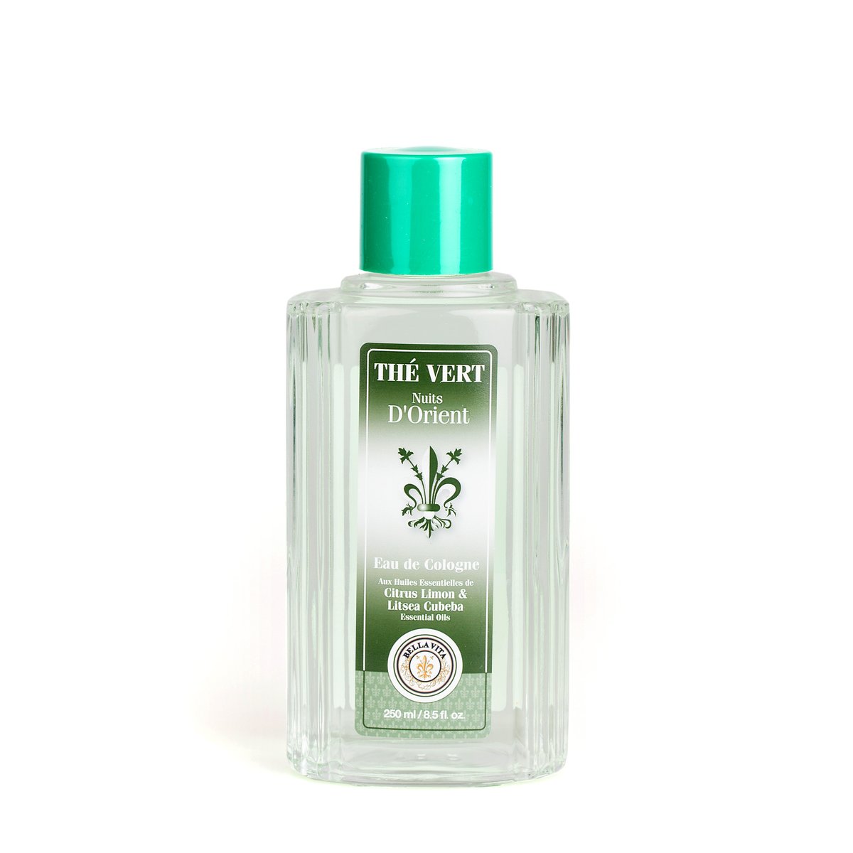 Eau de cologne aux huiles essentielles de citrus limon et litsea cubeba - Thé vert Nuits d'Orient (250ml/8.5oz)